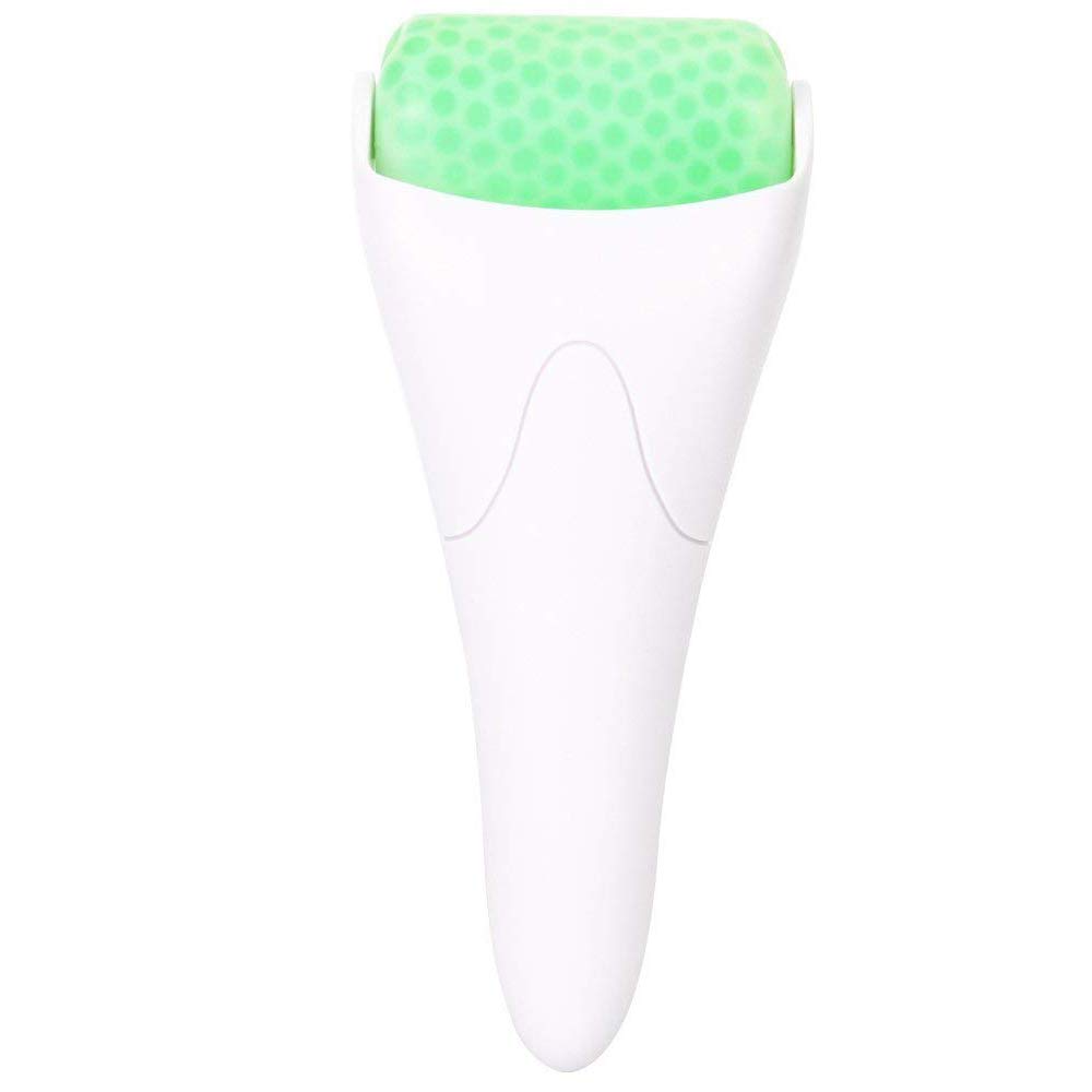 Cooling ice roller for face and eye care in neutral tone, shown with frost texture for puffiness relief — view 5
