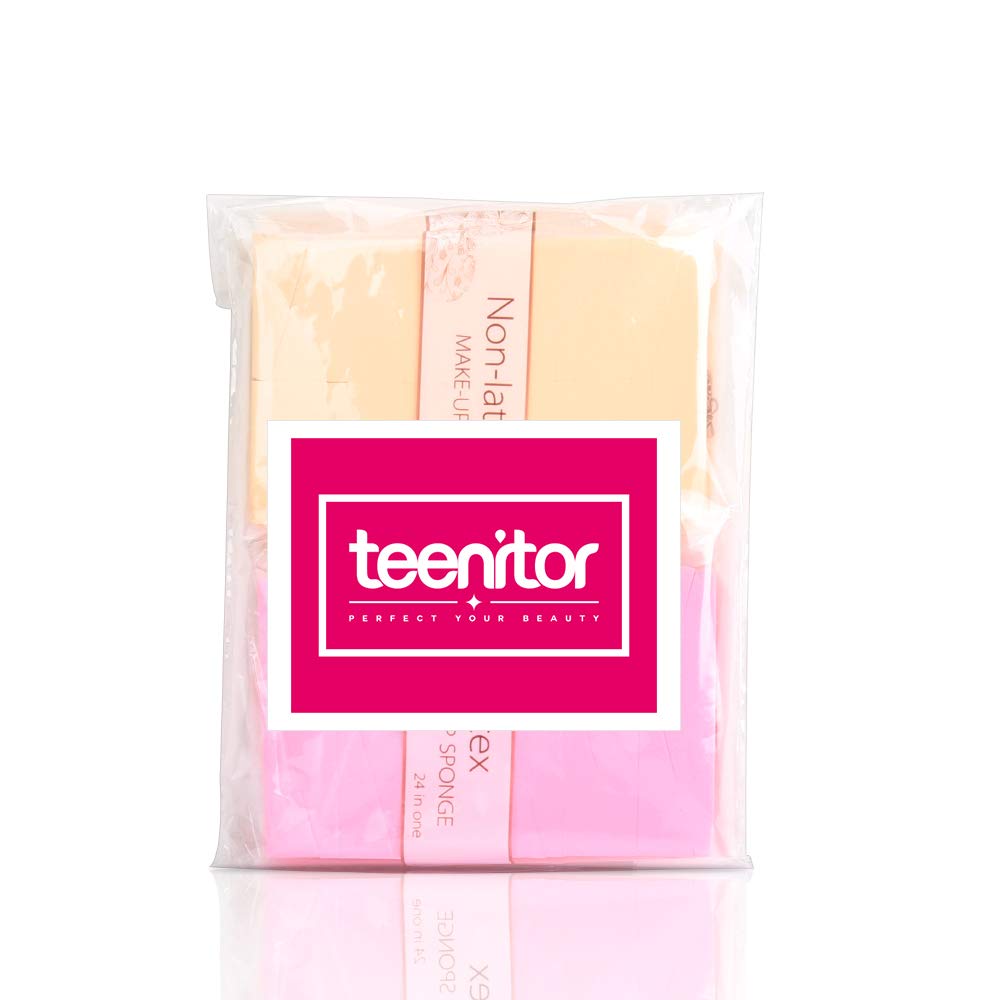 latex-free wedge-shaped makeup sponge applicator for foundation in neutral tone — view 5