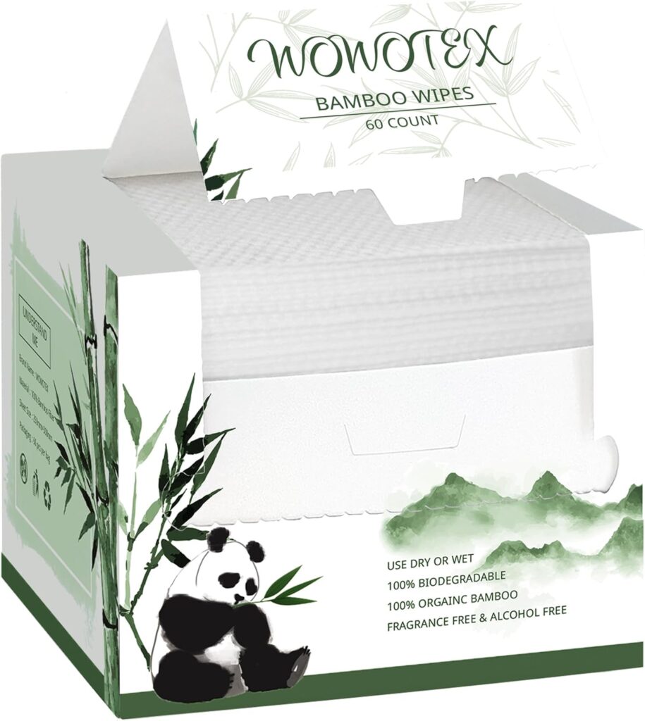 Biodegradable Bamboo Face Towels for Sensitive Skin