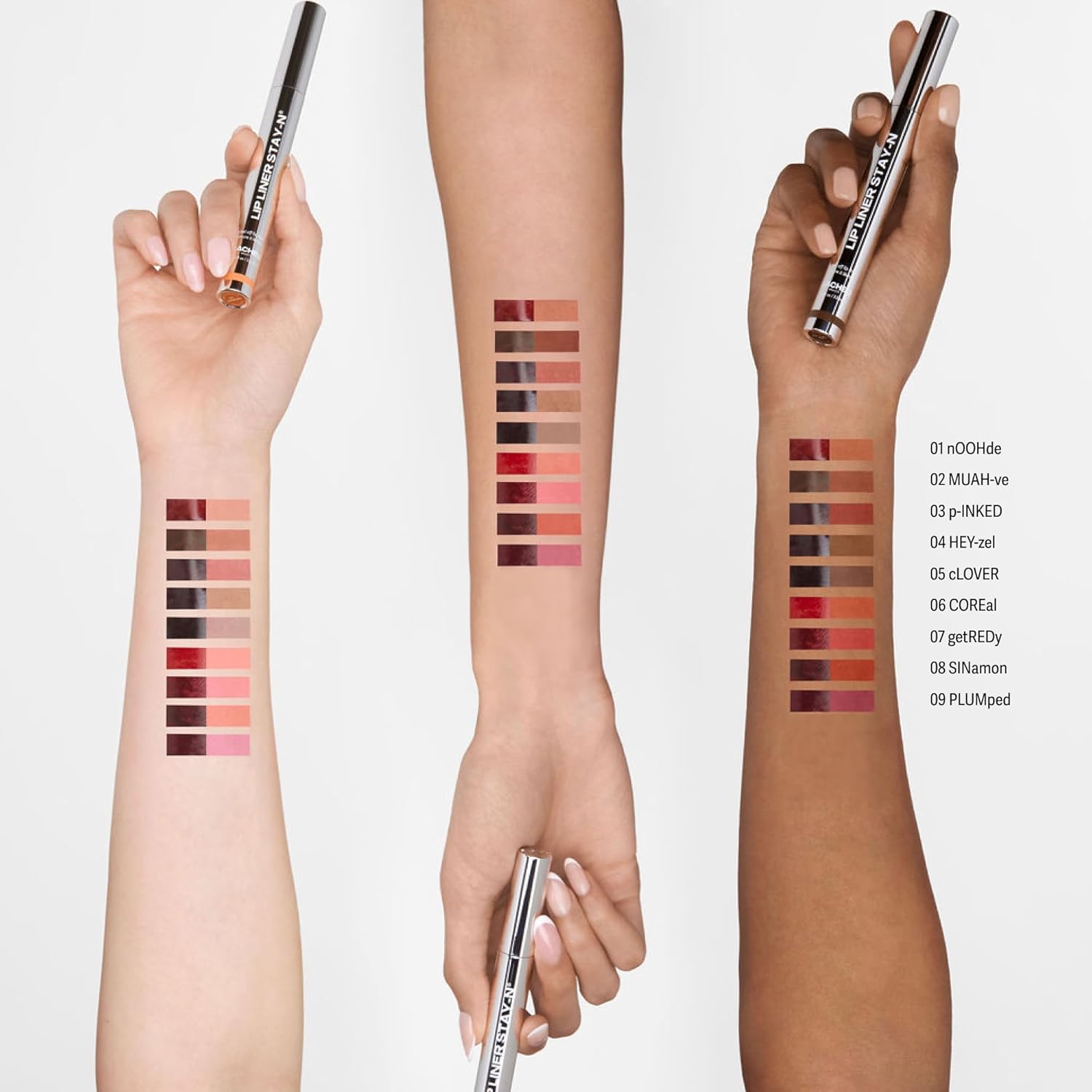 Peel-off lip stain in [color] with hyaluronic acid formula, shown on lips with matte finish — view 5