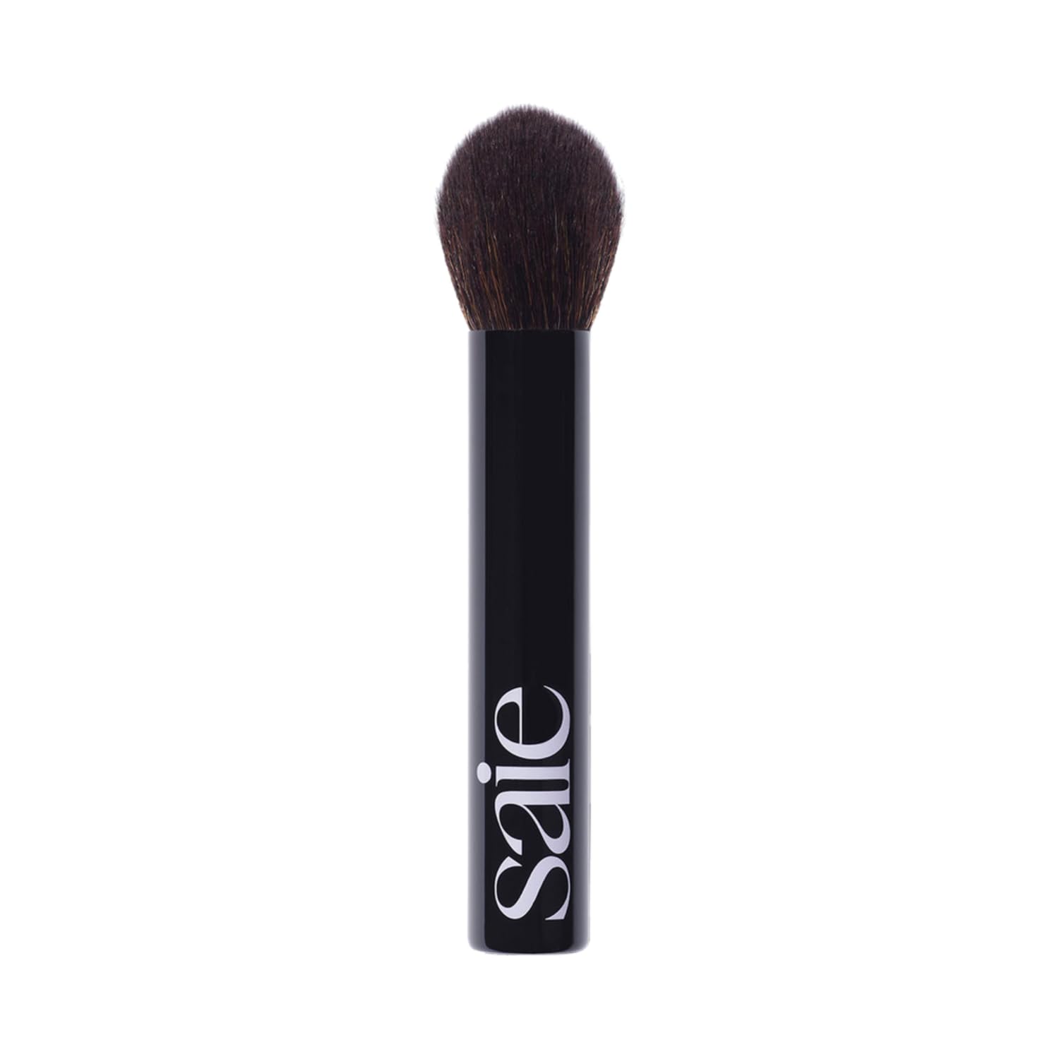 Soft synthetic foundation brush with neutral handle for buffing and blending makeup — view 2
