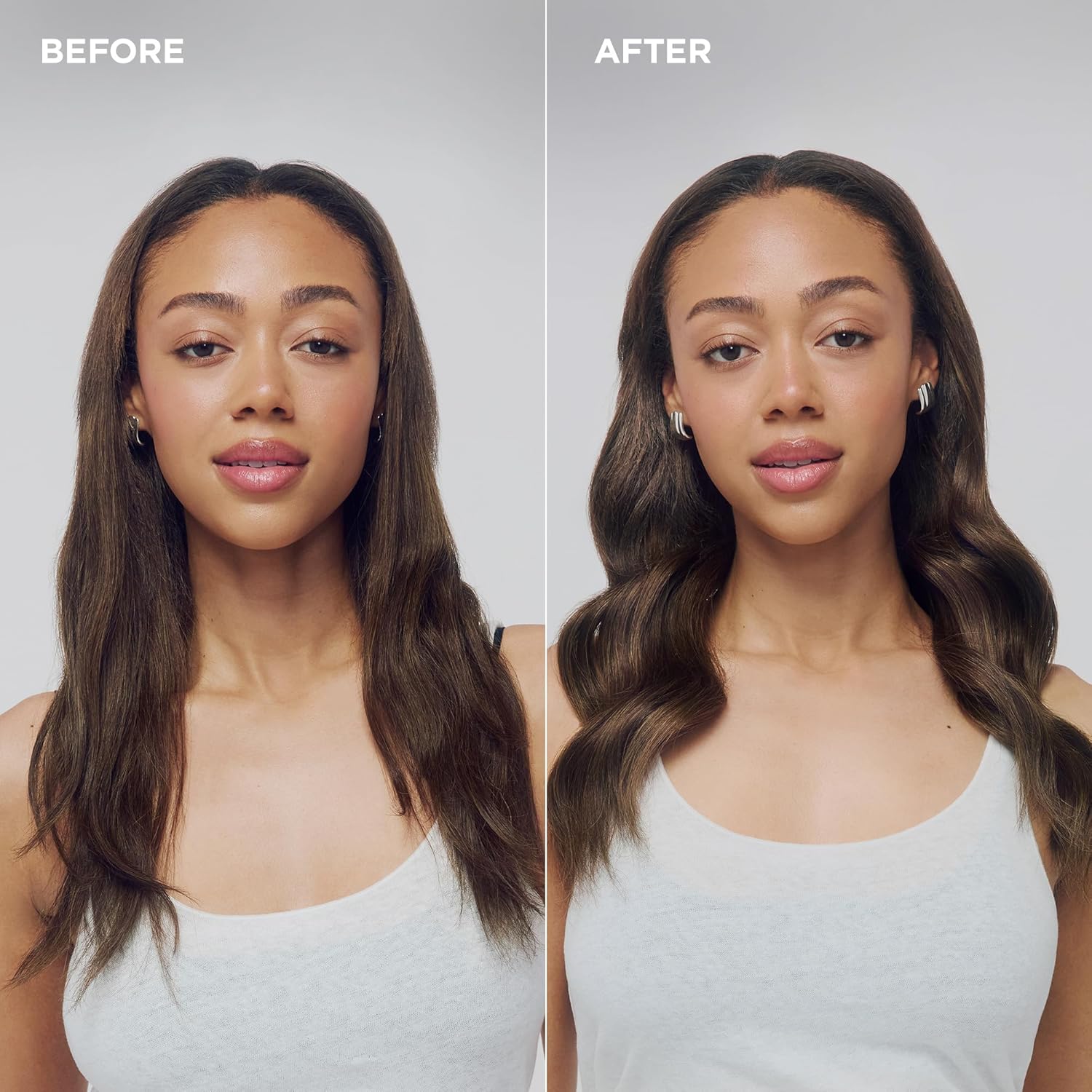 T3 SinglePass Curl X curling iron with ceramic barrel in neutral finish, showing interchangeable barrel sizes — view 3