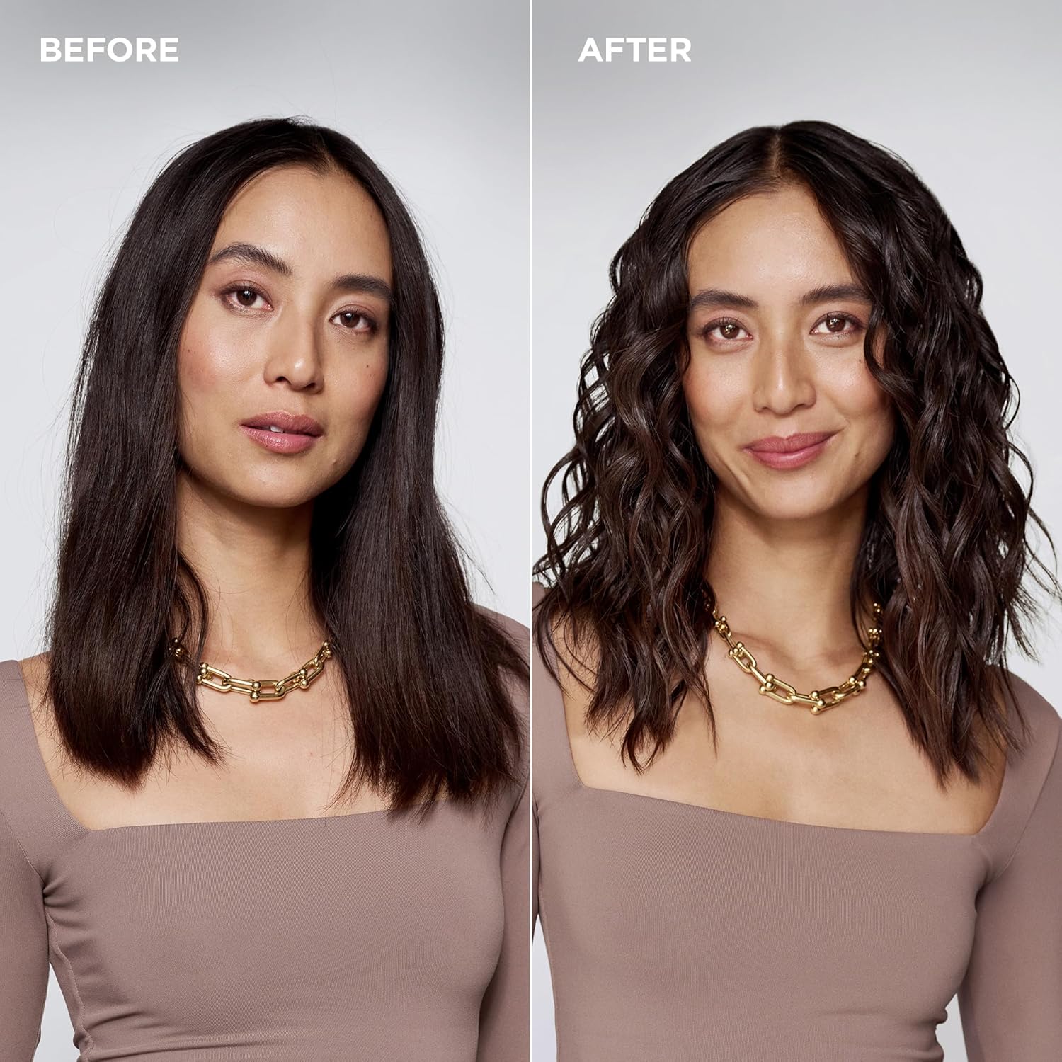 T3 SinglePass Curl X curling iron with ceramic barrel in neutral finish, showing interchangeable barrel sizes — view 4