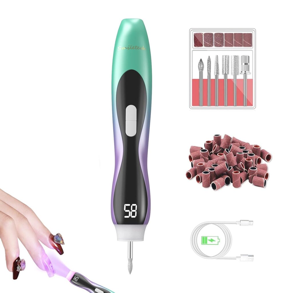 Professional Cordless Nail Drill for Gel & Acrylic 2026