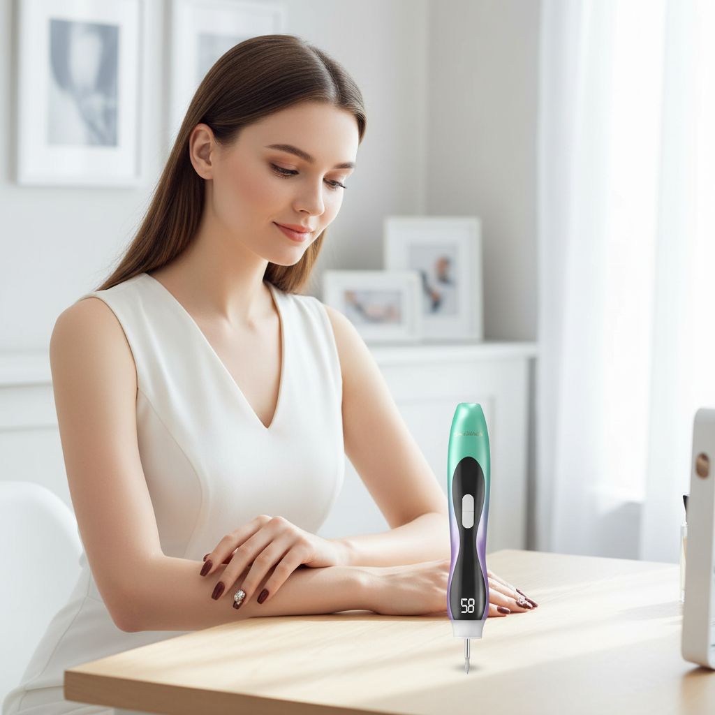 {color} professional cordless nail drill with 2-in-1 design for acrylic, gel, and dip powder nails — view 2