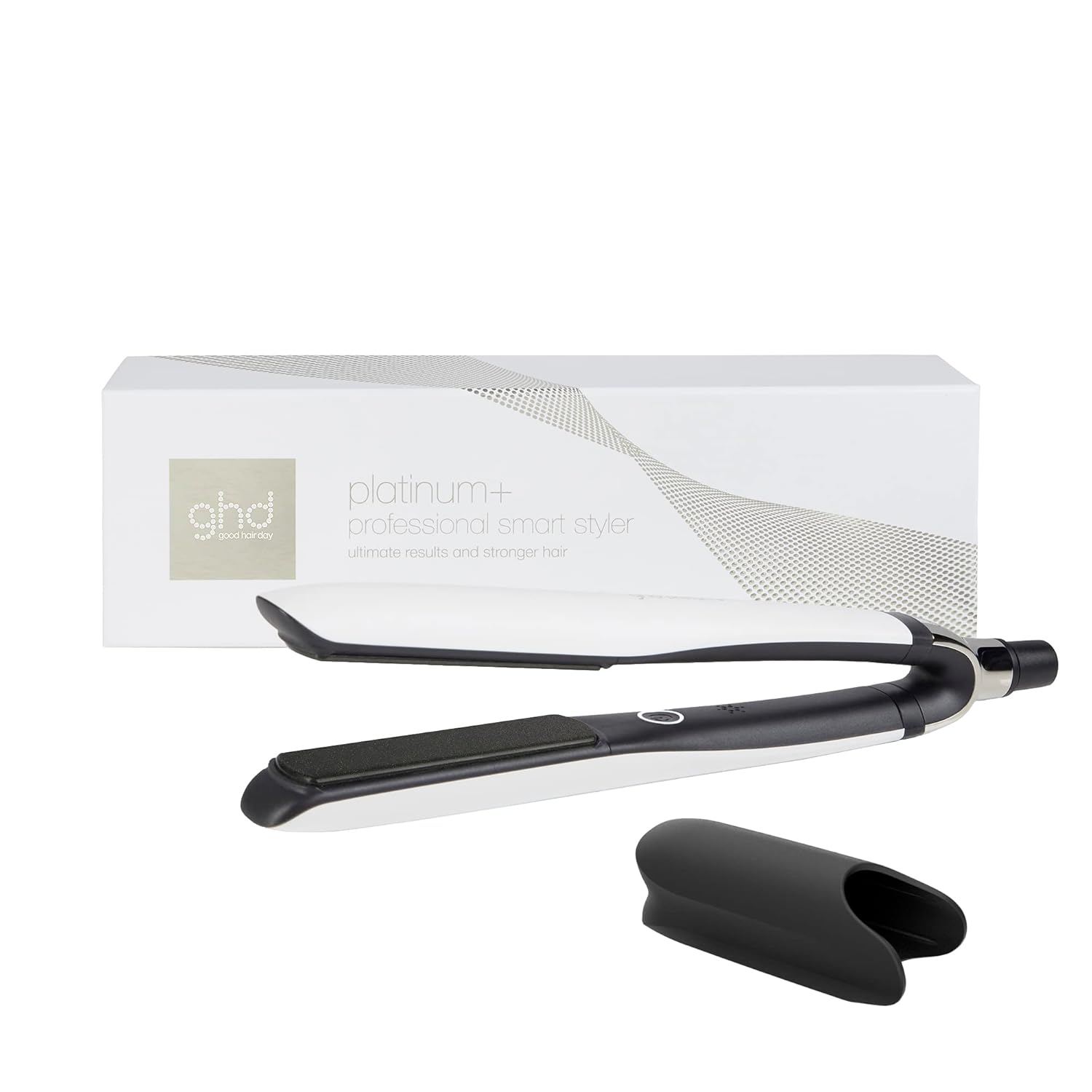 ghd Platinum+ black ceramic 1-inch flat iron hair straightener for professional styling — view 5