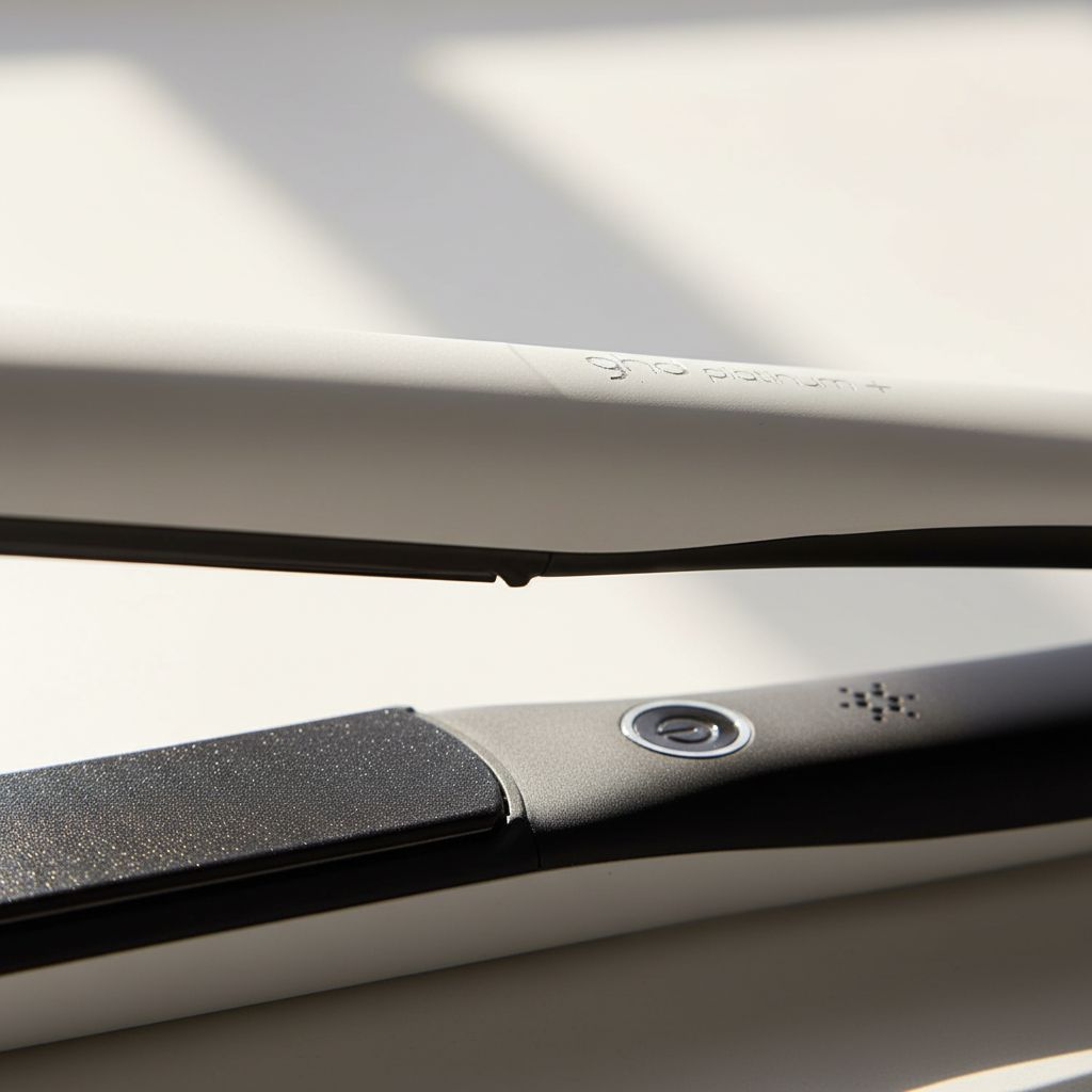 ghd Platinum+ black ceramic 1-inch flat iron hair straightener for professional styling — view 4