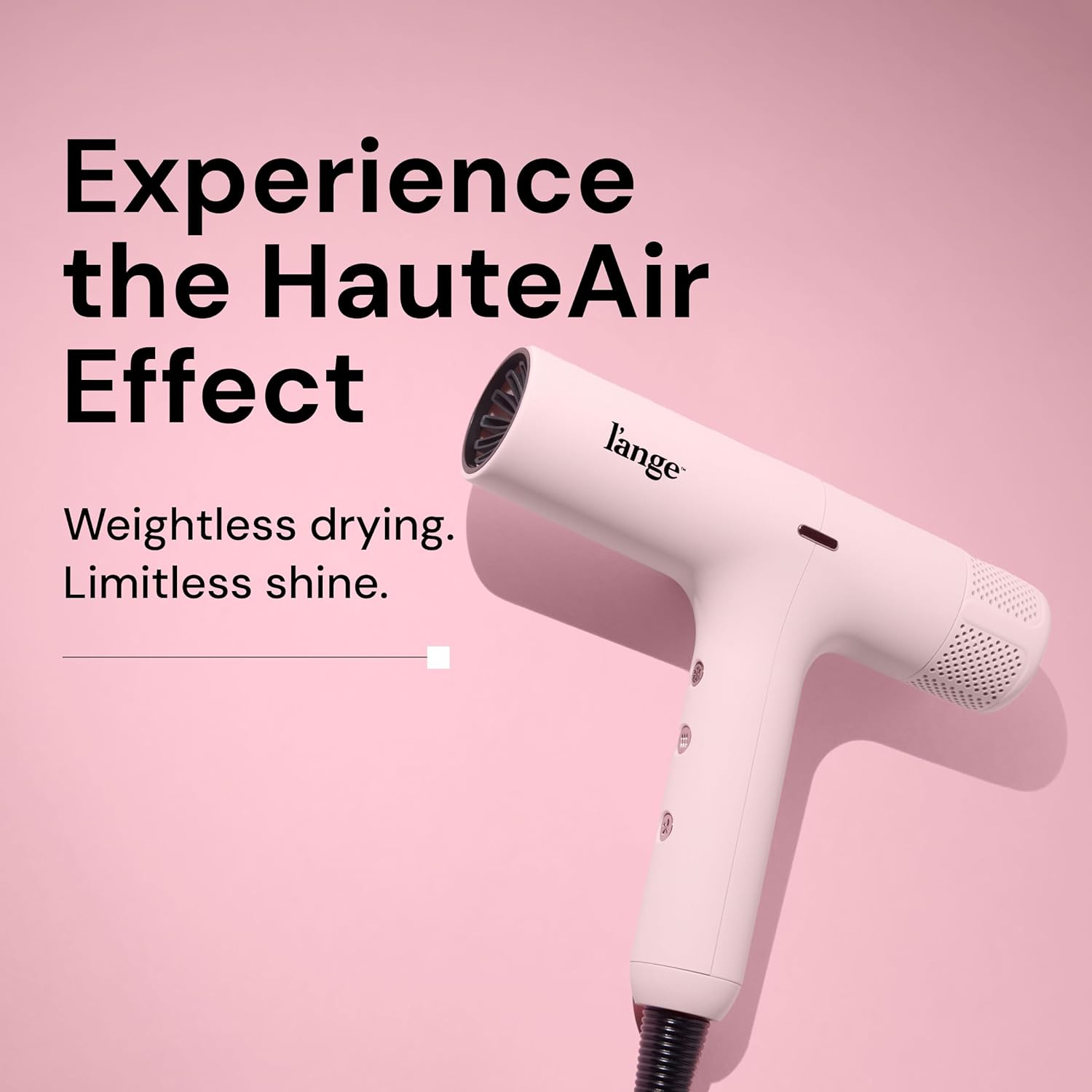 Digital professional hair dryer with LED display and brushless motor in {color}, featuring negative ion technology for frizz control — view 2