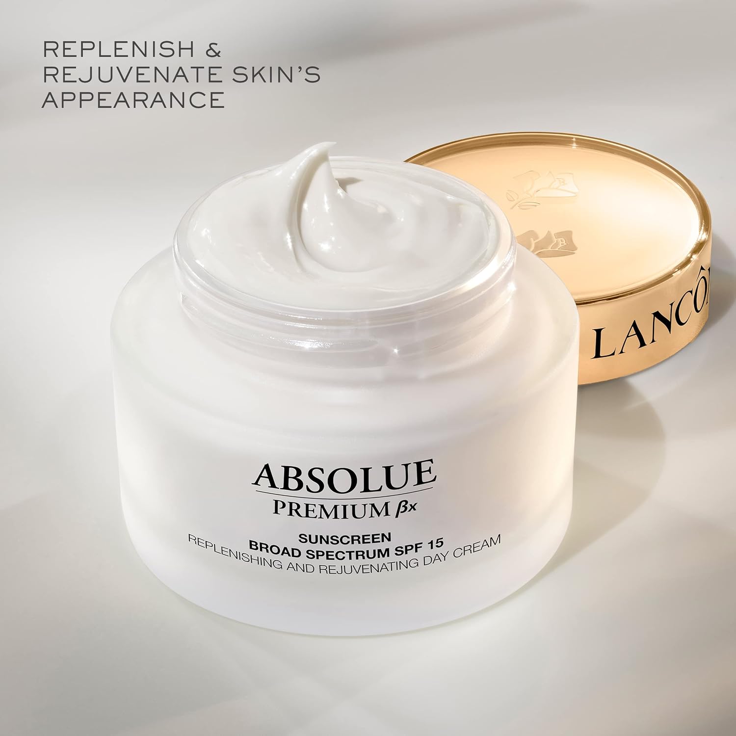 Premium day cream with SPF 15 in luxe packaging, hydrating facial moisturizer for mature skin — view 4