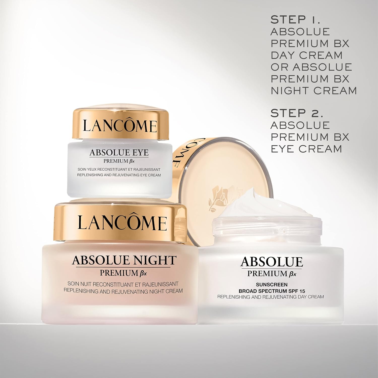 Premium day cream with SPF 15 in luxe packaging, hydrating facial moisturizer for mature skin — view 2