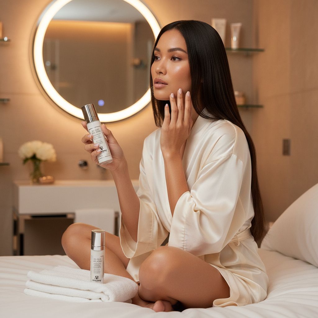 Anti-aging moisturizer with non-shiny finish in neutral apothecary-luxe packaging, shown in 50mL size for daily skincare routine — view 4