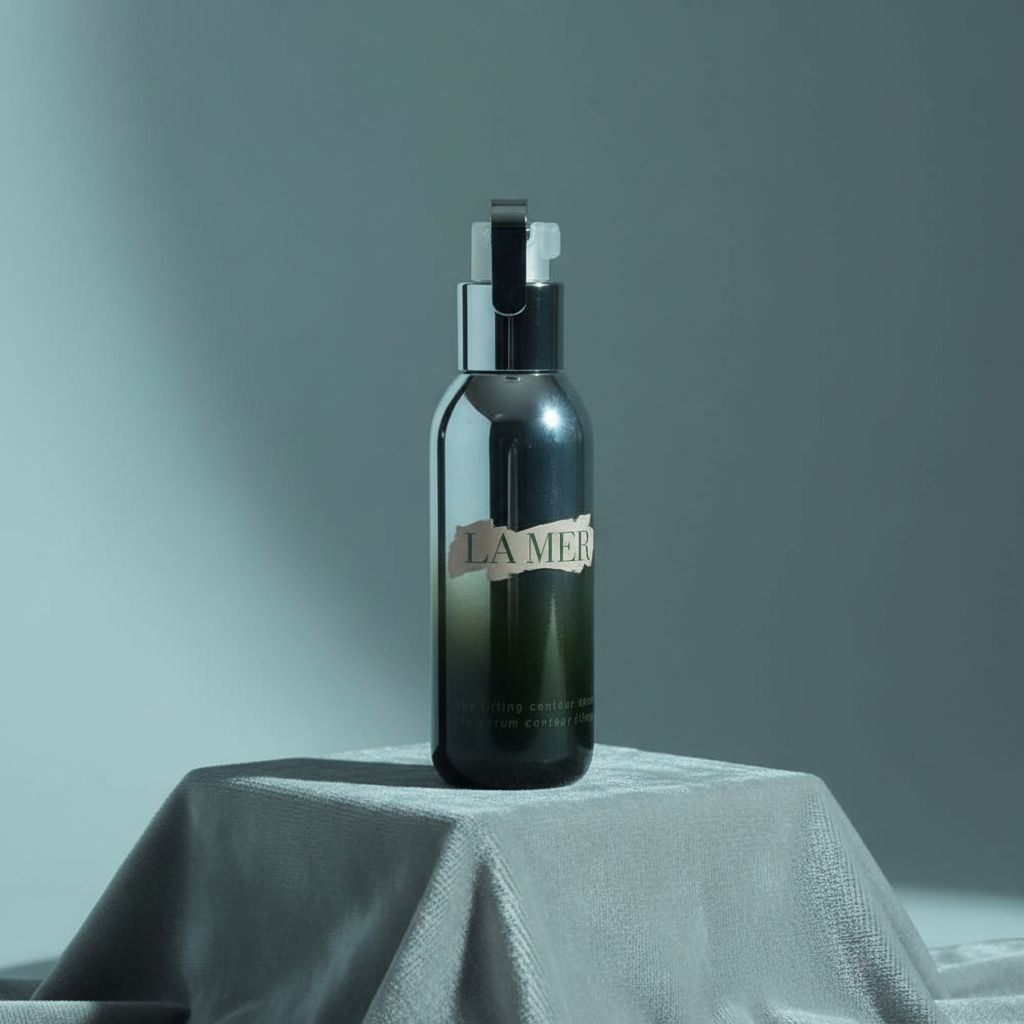 La Mer Lifting Contour Serum in neutral apothecary bottle, professional skincare for facial contouring — view 3