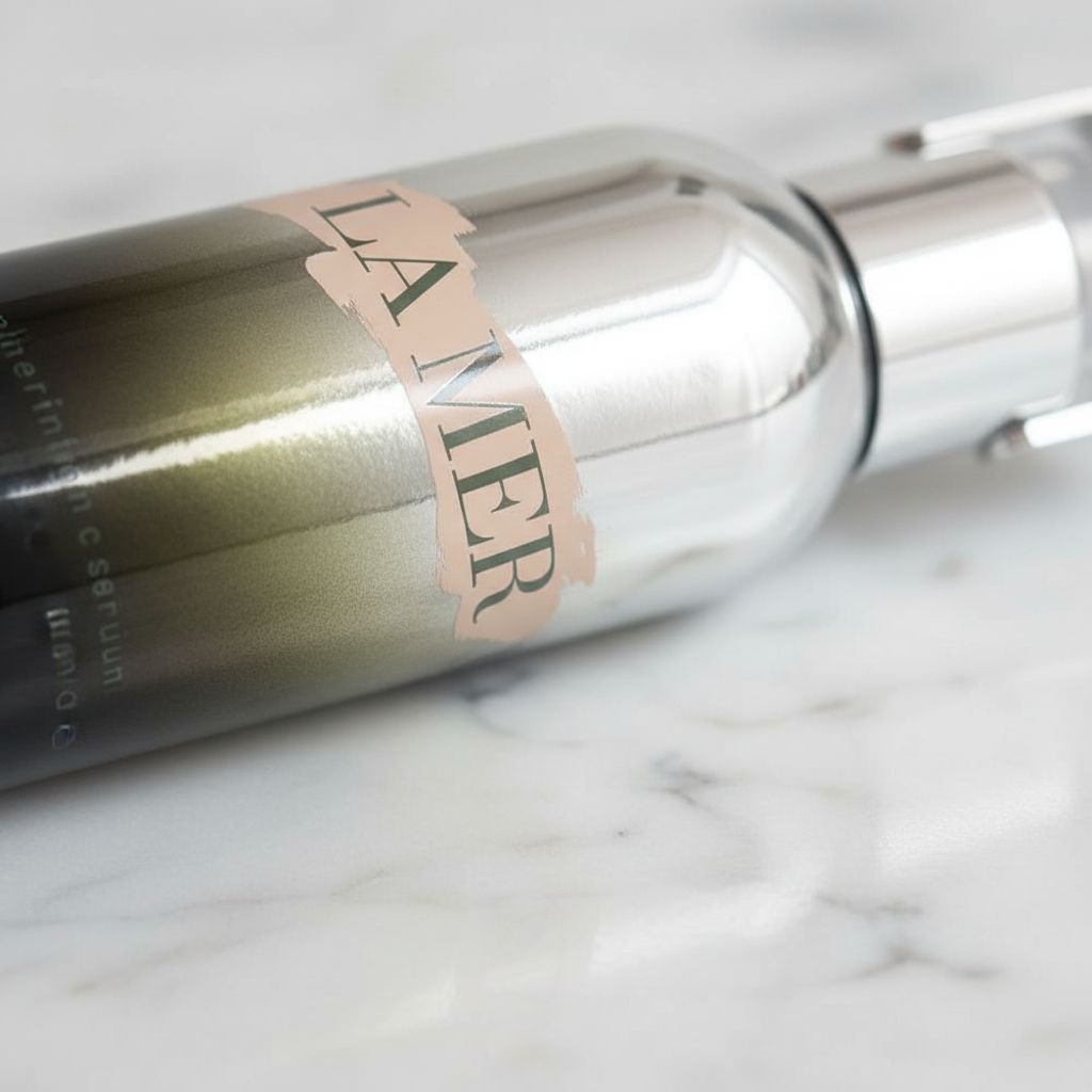 La Mer Lifting Contour Serum in neutral apothecary bottle, professional skincare for facial contouring — view 4