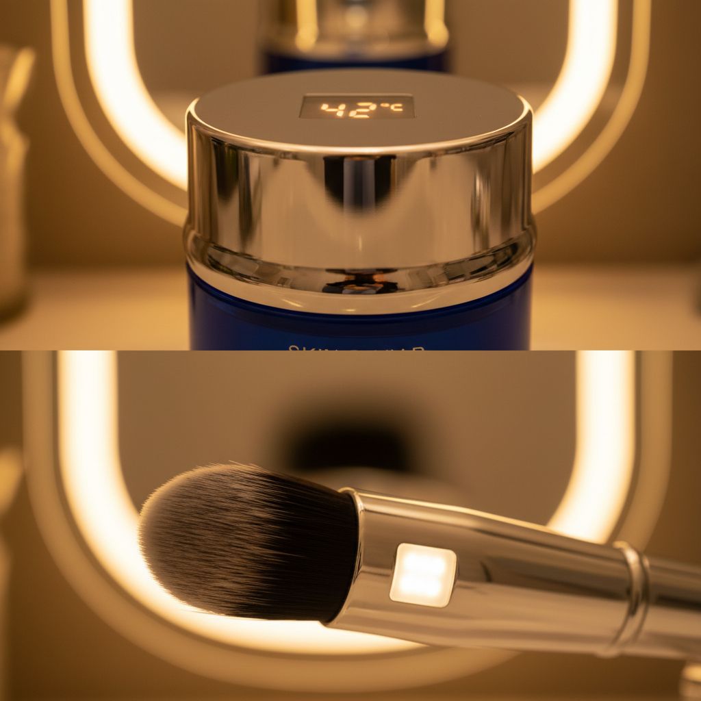 Luxe overnight sleep mask in neutral apothecary-style packaging, designed for firming and hydration — view 3