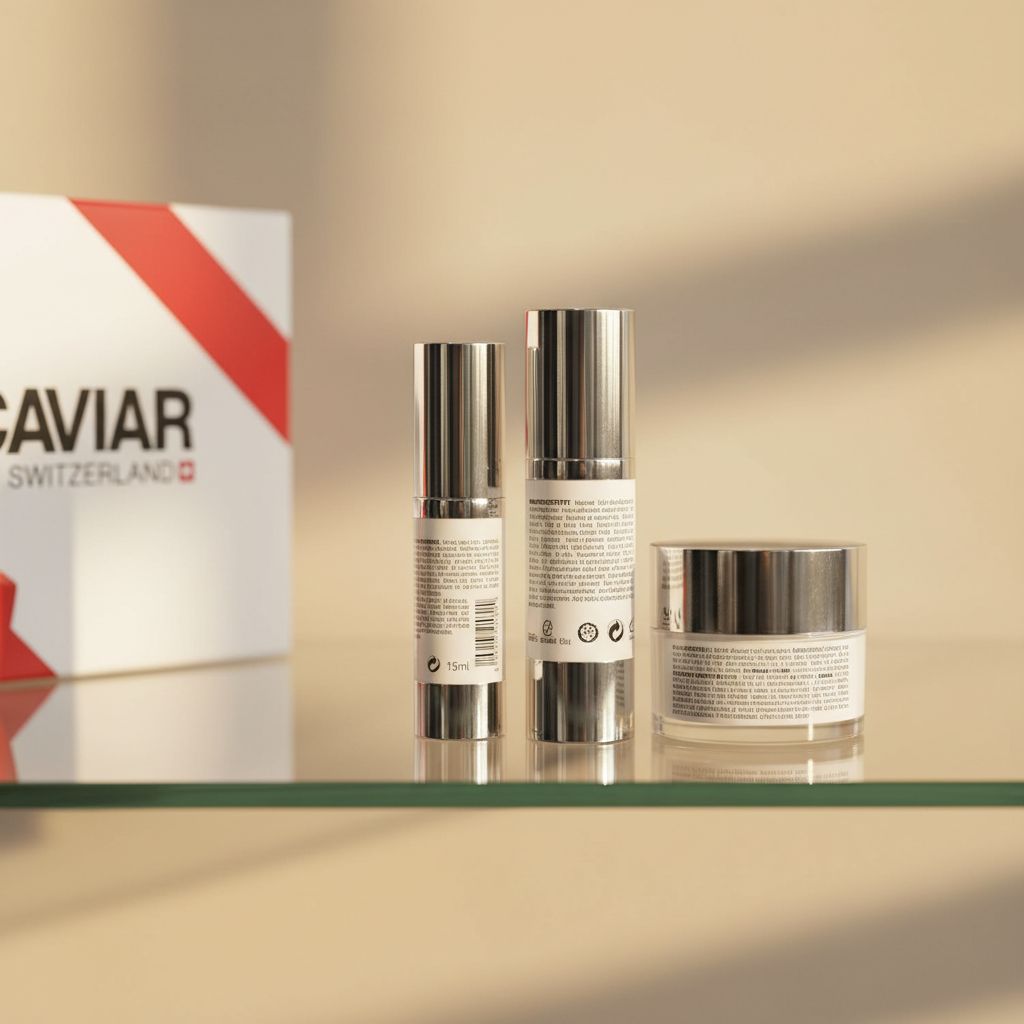 Luxe anti-aging face cream jar with hyaluronic acid and resveratrol for aging spots and skin regeneration — view 2