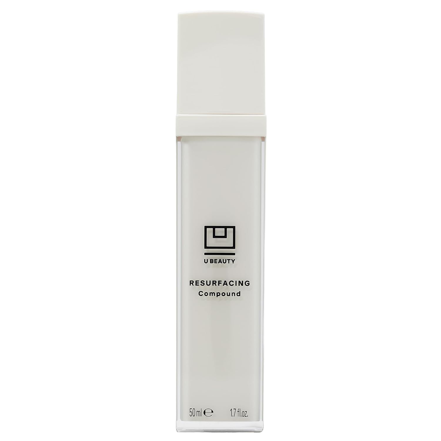 Mandelic acid resurfacing serum bottle with retinol and vitamin C for anti-aging skincare — view 1