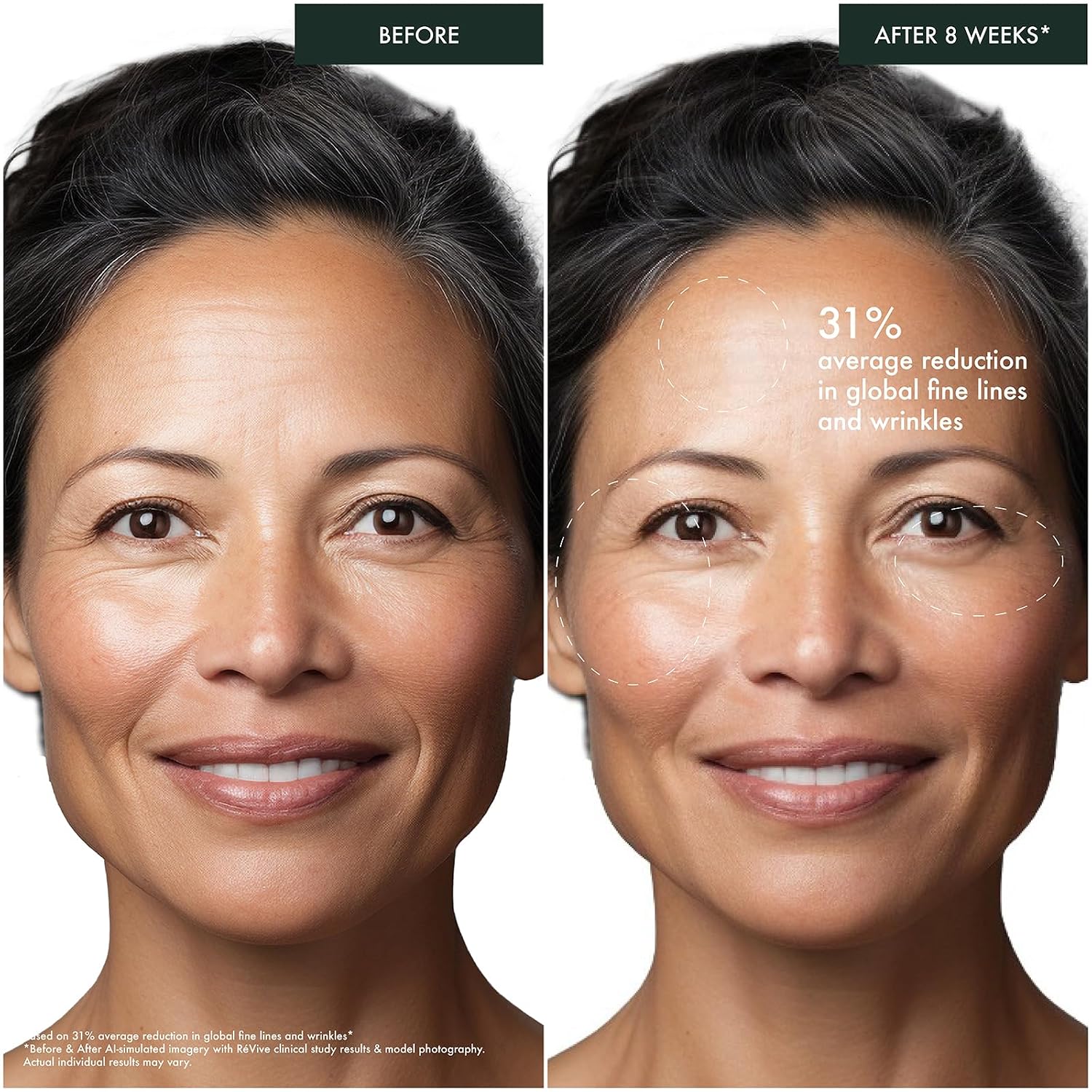 Anti-aging face oil with peptides and murumuru butter in neutral apothecary-style bottle, shown in warm lighting — detail
