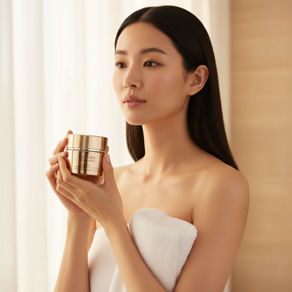 Estée Lauder Re-Nutriv Ultimate Lift Regenerating Youth Cream in neutral apothecary jar, premium anti-aging moisturizer — view 2