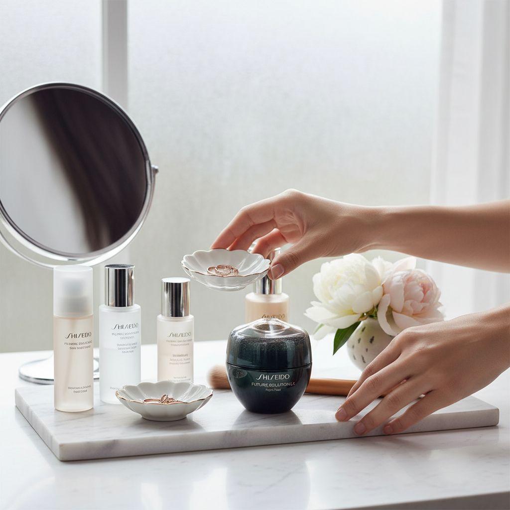Luxe anti-aging night cream jar in neutral tone, premium skincare moisturizer for firming and regeneration — view 4