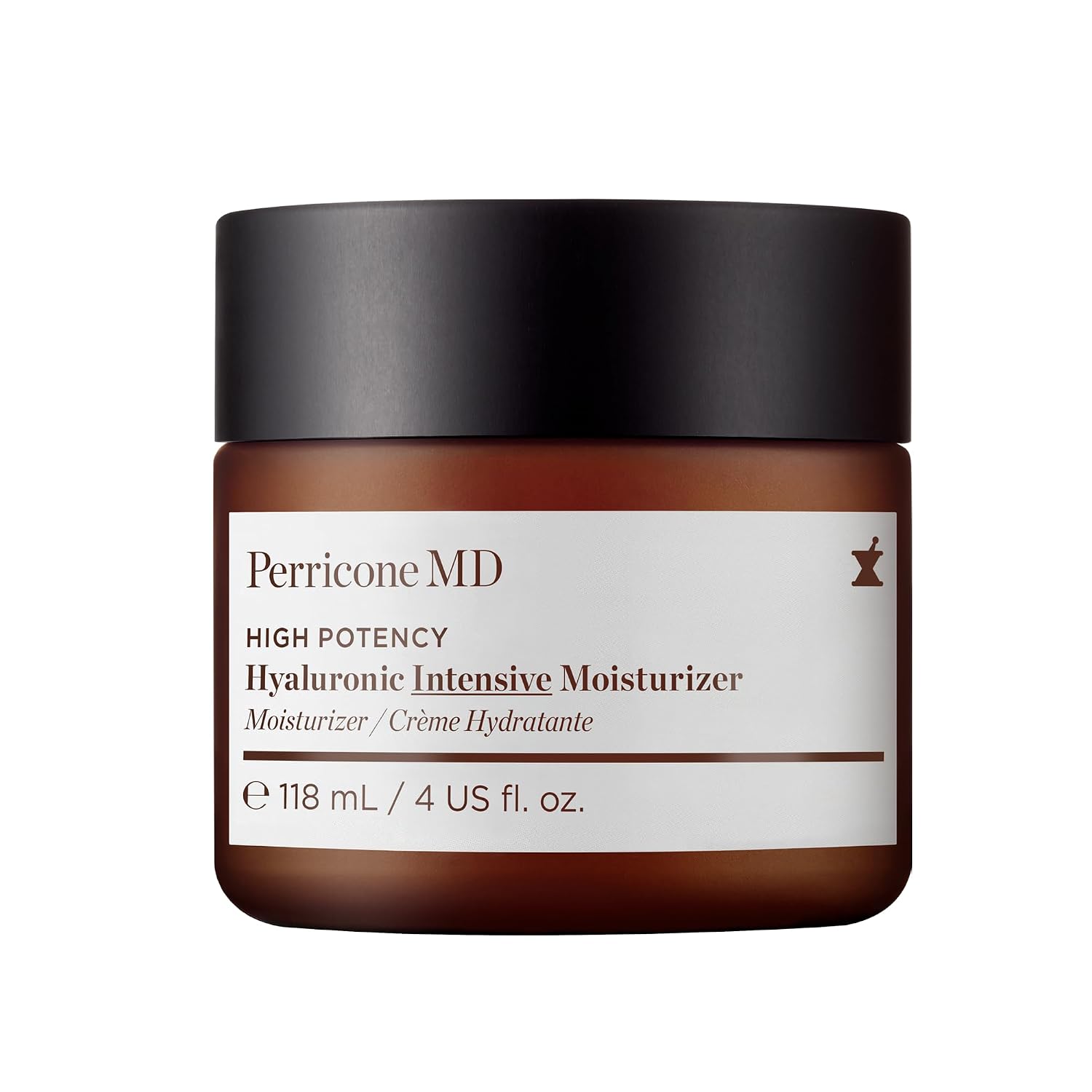 Hyaluronic acid face cream in neutral apothecary-style packaging, ultra-hydrating moisturizer for dry skin — view 1